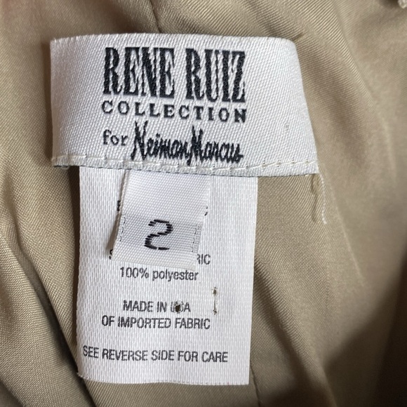 Rene Ruiz Metallic Tiered Tulle Off The Shoulder Gown - Picture 7 of 9